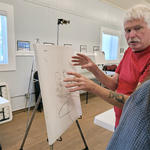 Color Crew Painting Class, La Pine Grange