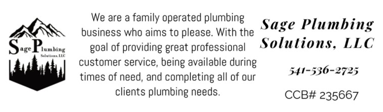 Sage Plumbing Solutions, LLC. Phone: 541-536-2725