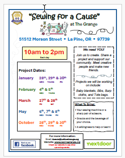 2026 Sewing For A Cause Small PDF Flyer Image 2026 Sewing For A Cause Small PDF Flyer Image