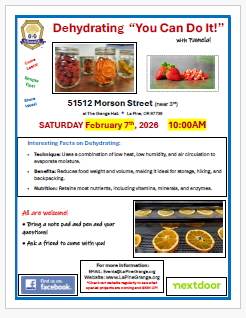 Grange Dehydrating Class by Pamela Perrine. PDF Icon.