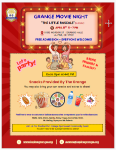 La Pine Grange Movie Night PDF Image