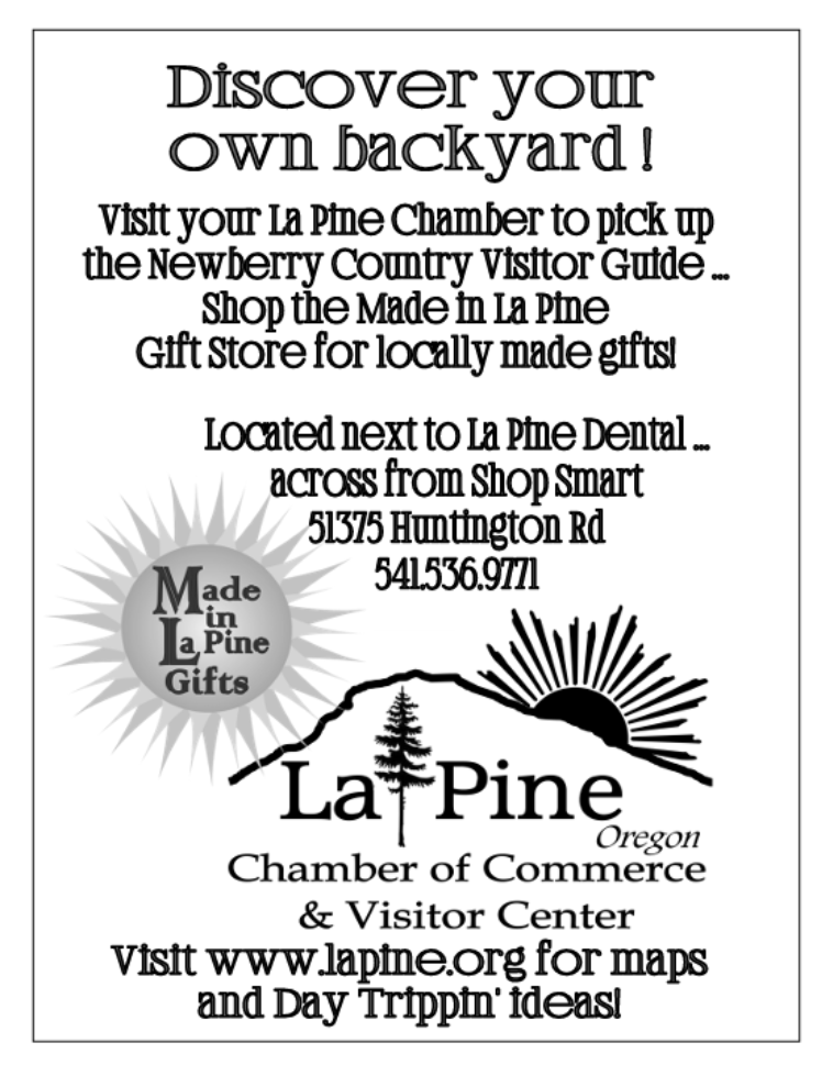La Pine Chamber of Commerce La Pine Chamber of Commerce