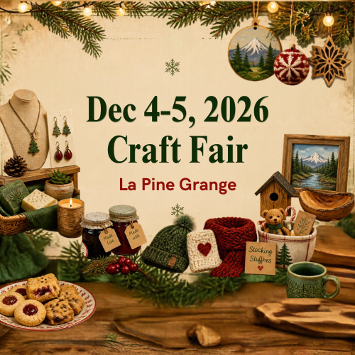 La Pine Grange December Craft Fair
