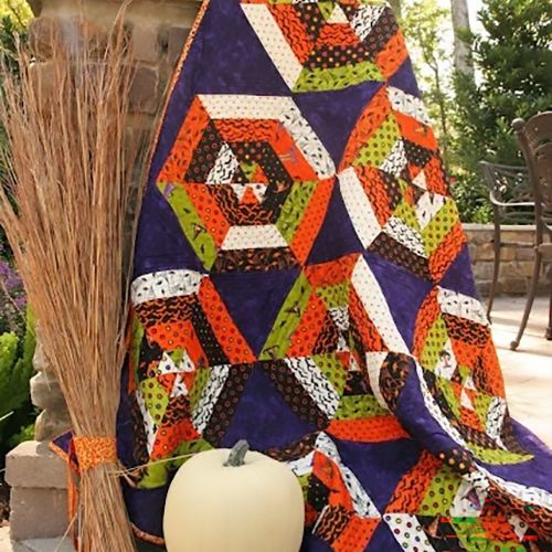 Triangles and Hexi's Quilt Class Homestead Quilts